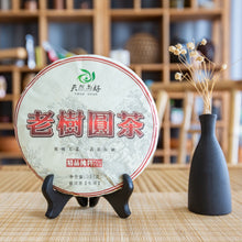 Dignissim imaginem in Porticus tur, Cha Wu-LaoShuYuanCha Rudis Puerh Tea,Puer Sheng Cha,357g/Massae,Fecit in 2016 YunNan Pu erh Tea