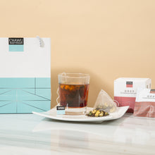 Dignissim imaginem in Porticus tur, Cha Wu-Chrysanthemum & Puerh Tea Sacculos,16 Tea sacculos,8 Comes/Box(Pack of 2),Naturalis, Chrysanthemum Tea Gemmas cum Regia Puerh Tea Solveris Folium