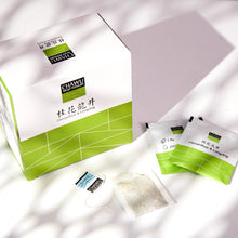 Load image into Gallery viewer, Cha Wu-Osmanthus & LongJing Green Tea Bags,50 Tea Bags,Natural Flower and Broken Tea