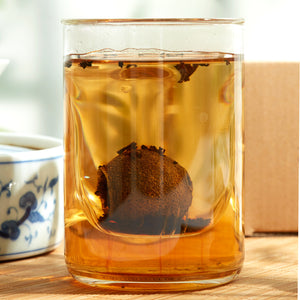 Cha Wu-[A] Mini-Citrus Ripe Pu erh Tea,Origin of China,Fragrant Citrus with Ripe Puer Smooth Taste