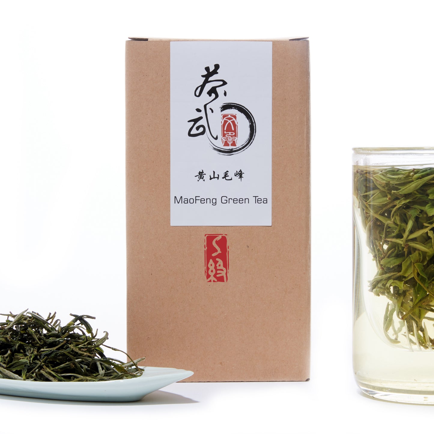 Cha Wu-MaoFeng Green Tea Loose leaf,HuangShan Mao Feng Chinese Tea