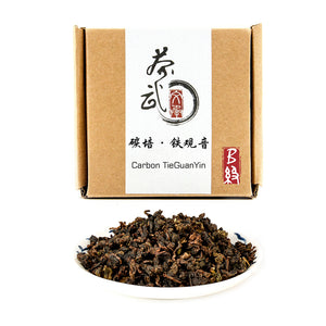 تشا وو الكربون TieGuanyin Oolong الشاي، WuLong الشاي فضفاضة وو ورقة طويلة، أصل anXi، فوجيان، الصينية