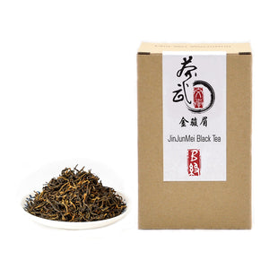 تشا وو جينجونمي الشاي الأسود، الصينية فضفاضة ليف الشاي، جبل ووي، الصين فوجيان