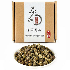 Чай дракона шарик дракона жемчуга Cha Wu-Жасмин, свободный зеленый чай листьев китайцев