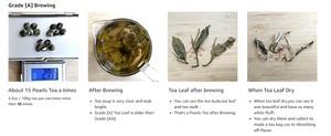 Чай дракона шарик дракона жемчуга Cha Wu-Жасмин, свободный зеленый чай листьев китайцев