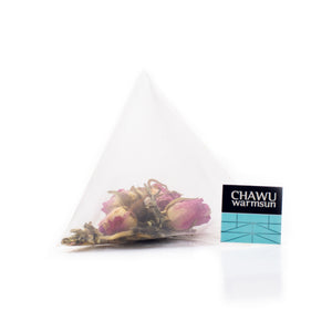 Cha Wu-Rose & жасмин чайные пакетики, 16 чайные пакетики, 8 граф/ящик (пакет 2), естественный бутон чая розы с высокомарочным жасминовым зеленым листья чая свободные