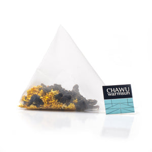 Ча Ву Османтус и улун, 16 чайных пакетов, 8 граф / коробка (упаковка 2), натуральный Османтус с легкой обжарки TieGuanYin Oolong чайный листок вяленого чая