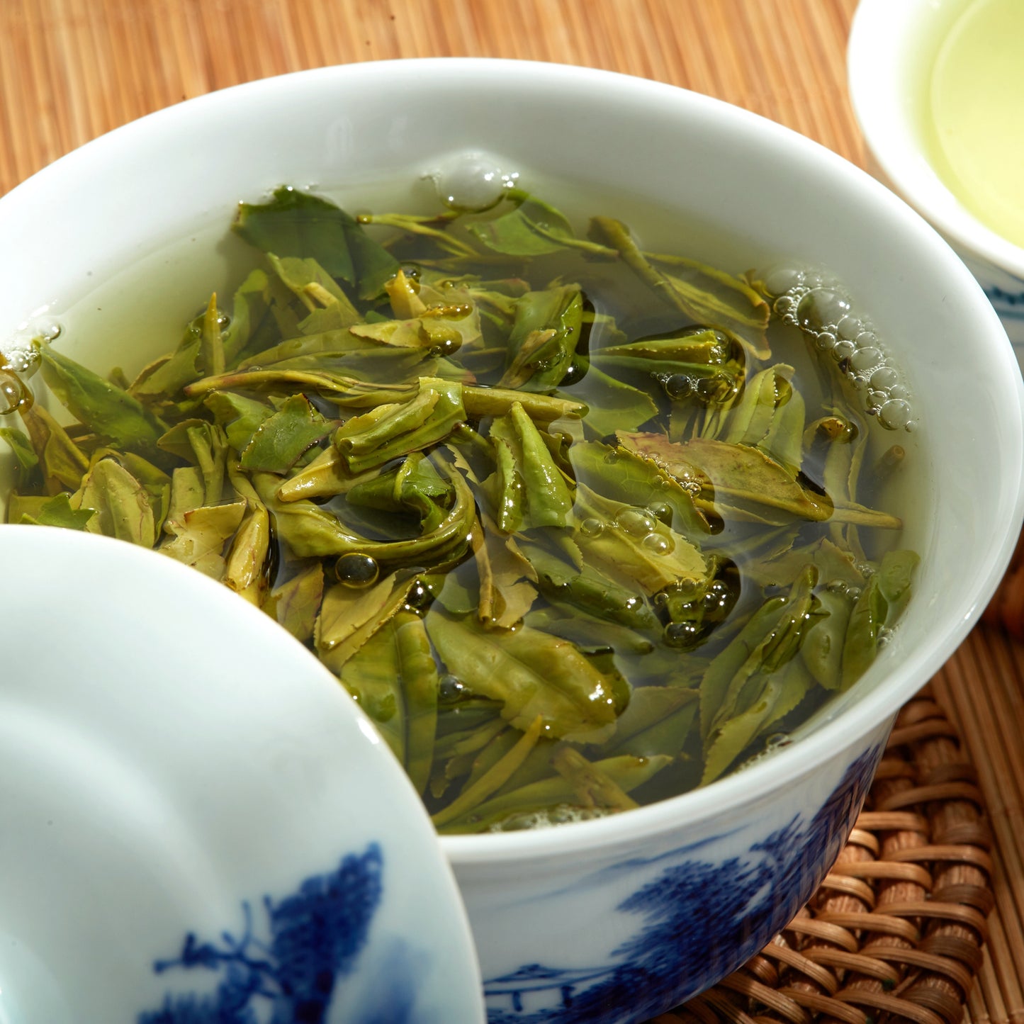 ChaWuWarmSun LongJing Green Tea Loose Leaf, 3.5oz/100g | Dragon Well Tea, Origin Hangzhou | Chinese Whole Leaf