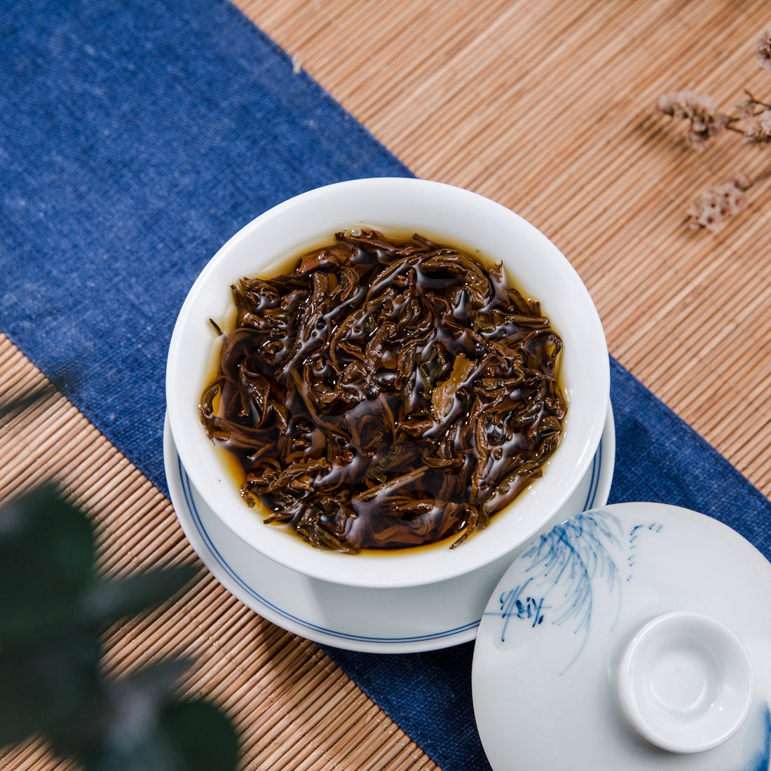 Cha Wu-FengQing DianHong Black Tea,New Spring Tea,YunNan Black Tea,Big Leaf Arbor Tea.
