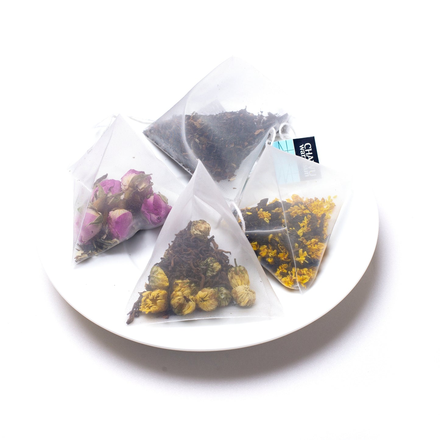 Cha Wu-4 Flavor Combination Gift Bag,32 Tea bags,A Month's Tea Gift,8 Count/Boxs(Pack of 4)