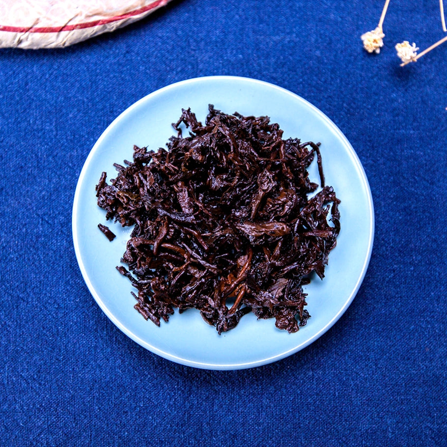 Cha Wu-[B] Royal Gift Ripe Puerh Tea Cake,12.5oz/357g,YunNan Chinese Shu Pu'er Tea,Made in 2015