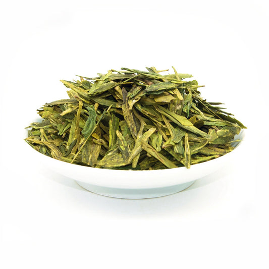 ChaWuWarmSun LongJing Green Tea Loose Leaf, 3.5oz/100g | Dragon Well Tea, Origin Hangzhou | Chinese Whole Leaf