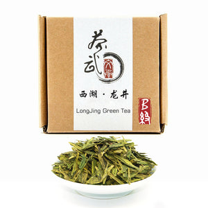 Cha Wu-[B] LongJing Green Tea,3.5oz/100g*100piece Wholesale