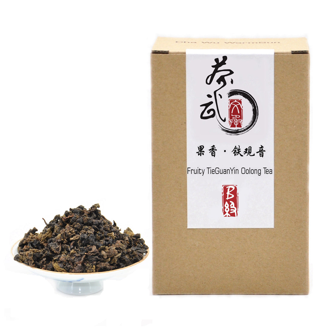 Cha Wu-Fruity TieGuanYin Oolong Tea,WuLong Tea Loose Leaf Wu Long,Origin of AnXi,FuJian,Chinese