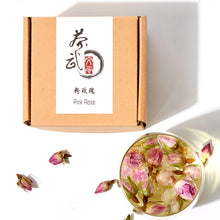 Lade das Bild in den Galerie-Viewer, Cha Wu-[A] Pink Rose Buds(3oz),Loose Leaf Flower Petal Tea,Natural Fragrant Herbal Tea ,Afternoon Tea
