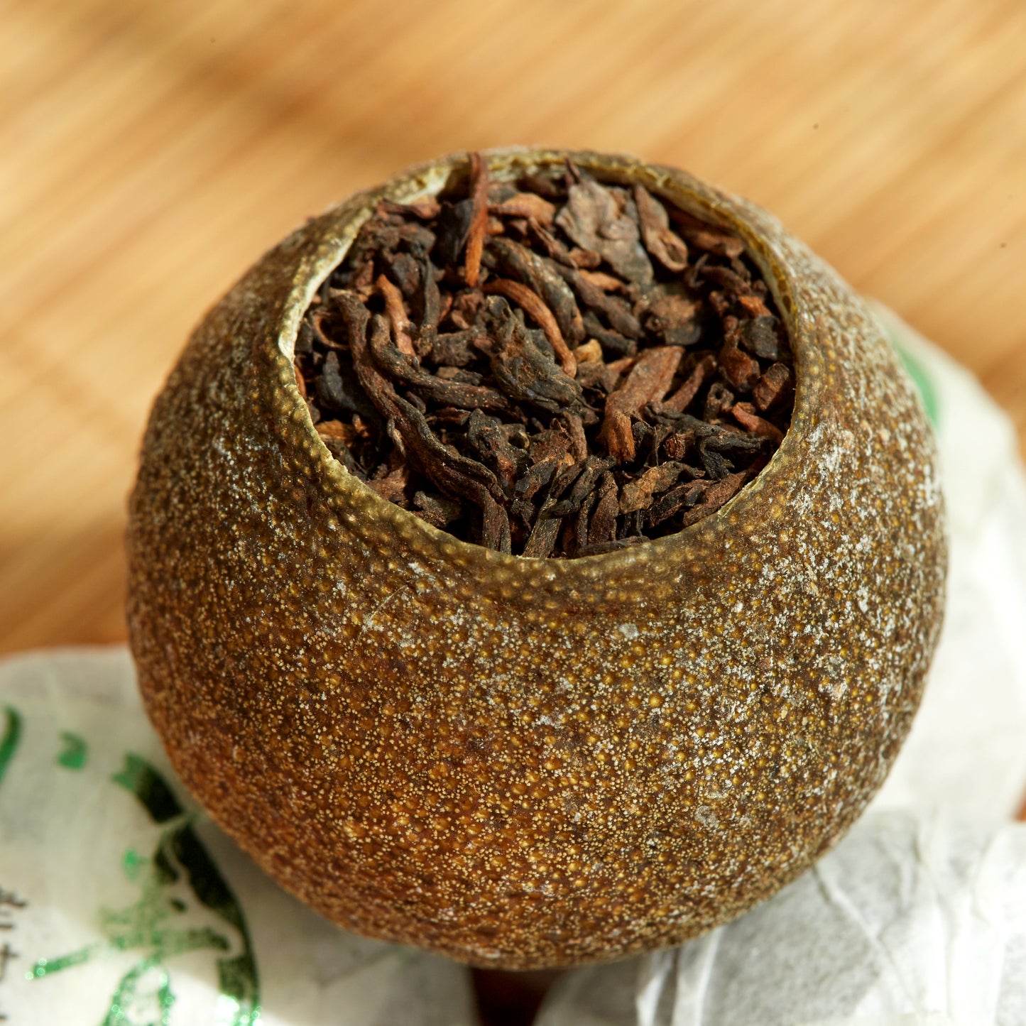 Cha Wu-[A] Mini-Citrus Ripe Pu erh Tea,Origin of China,Fragrant Citrus with Ripe Puer Smooth Taste