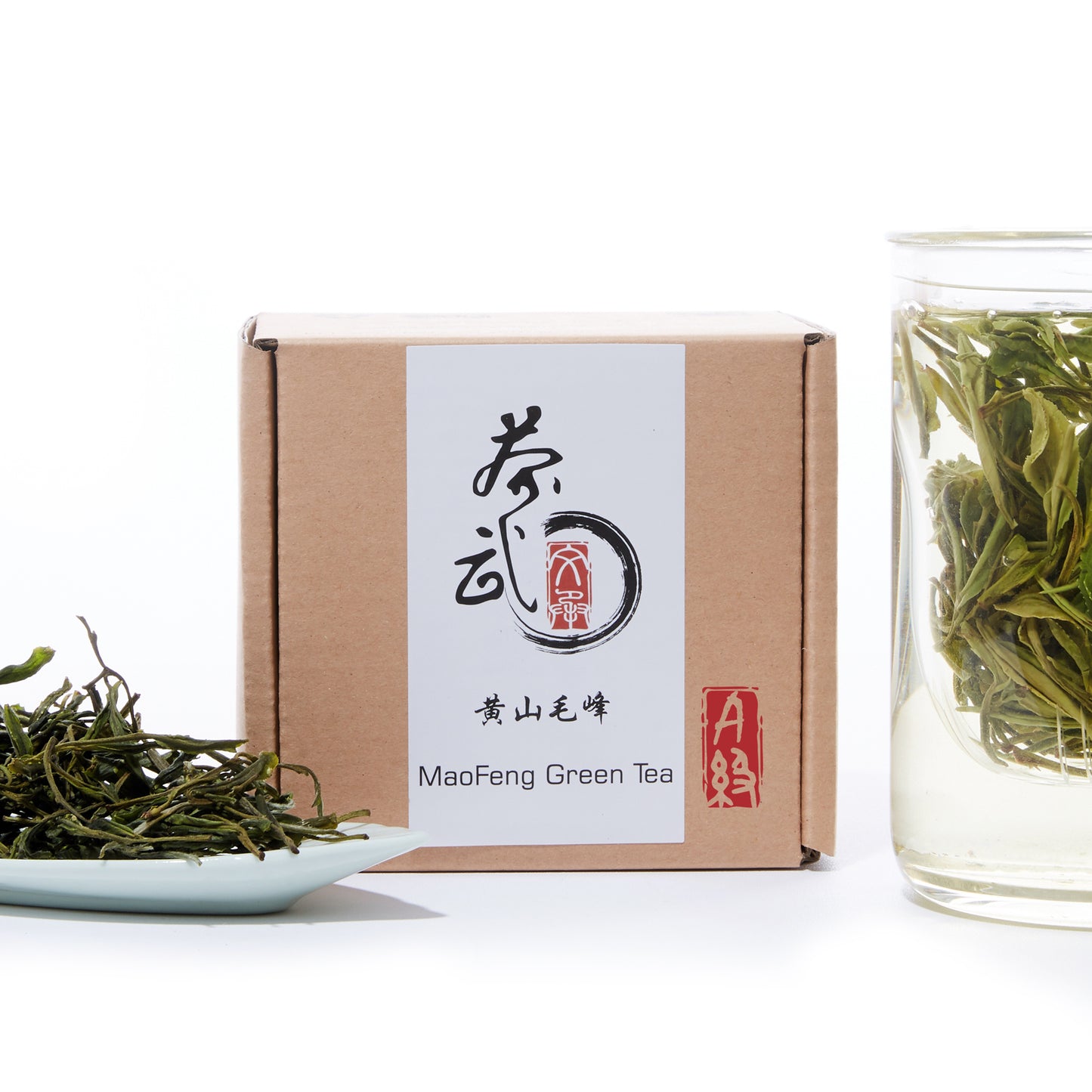Cha Wu-MaoFeng Green Tea Loose leaf,HuangShan Mao Feng Chinese Tea