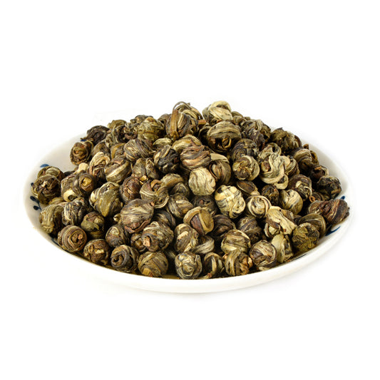 Cha Wu-Jasmine Pearls Tea Dragon Ball,Loose Leaf Green Tea of Chinese